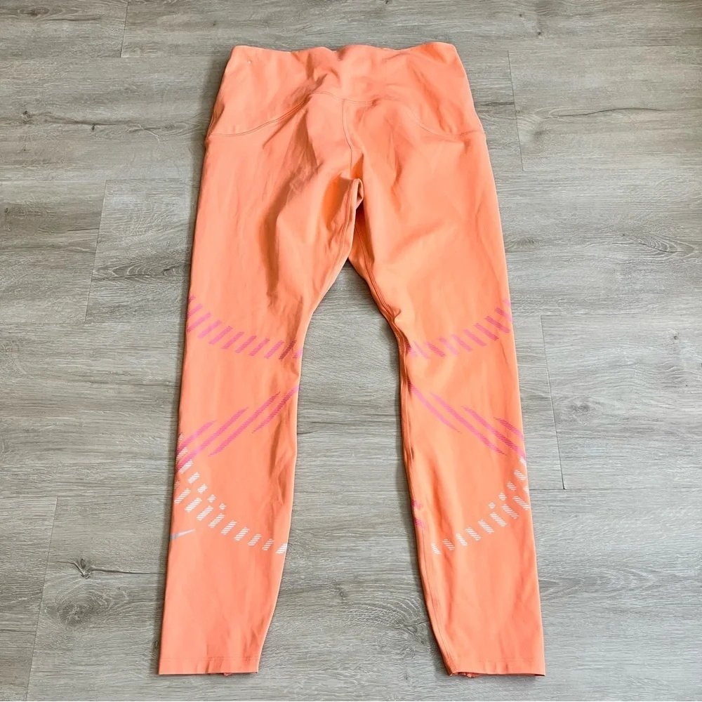 Nike Running speed tight fit leggings Peach SZ L